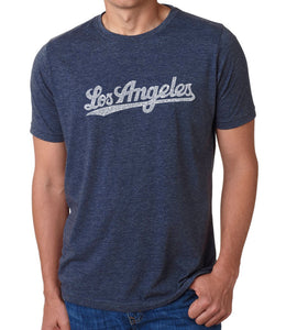 LOS ANGELES NEIGHBORHOODS - Men's Premium Blend Word Art T-Shirt