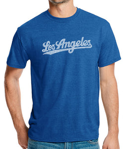 LOS ANGELES NEIGHBORHOODS - Men's Premium Blend Word Art T-Shirt