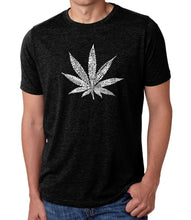 Load image into Gallery viewer, 50 DIFFERENT STREET TERMS FOR MARIJUANA - Men&#39;s Premium Blend Word Art T-Shirt