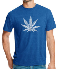 Load image into Gallery viewer, 50 DIFFERENT STREET TERMS FOR MARIJUANA - Men&#39;s Premium Blend Word Art T-Shirt