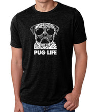 Load image into Gallery viewer, Pug Life - Men&#39;s Premium Blend Word Art T-Shirt