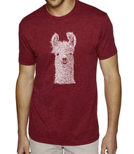 Load image into Gallery viewer, Llama - Men&#39;s Premium Blend Word Art T-Shirt