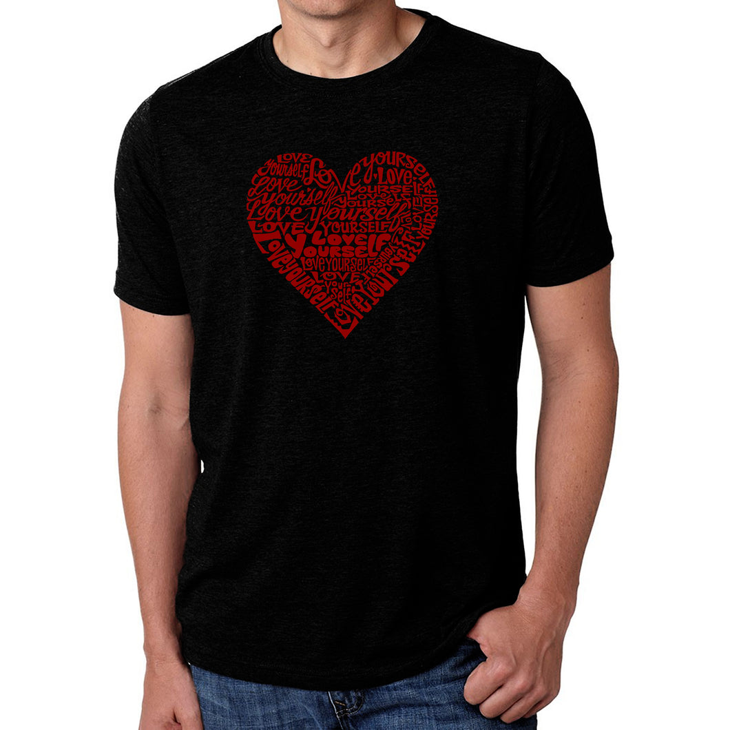 Love Yourself - Men's Premium Blend Word Art T-Shirt