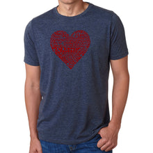 Load image into Gallery viewer, Love Yourself - Men&#39;s Premium Blend Word Art T-Shirt