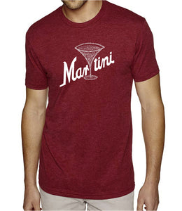 Martini - Men's Premium Blend Word Art T-Shirt