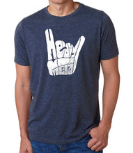 Load image into Gallery viewer, Heavy Metal - Men&#39;s Premium Blend Word Art T-Shirt