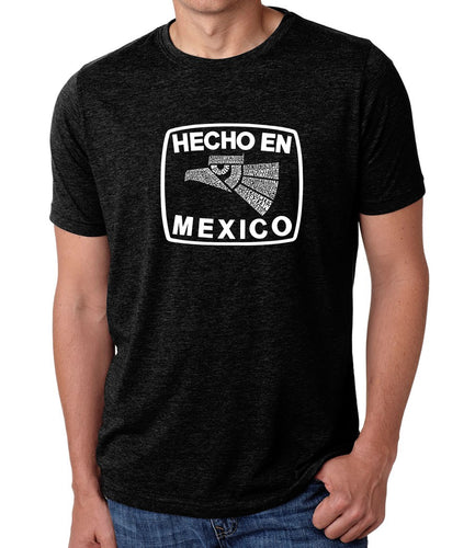 HECHO EN MEXICO - Men's Premium Blend Word Art T-Shirt