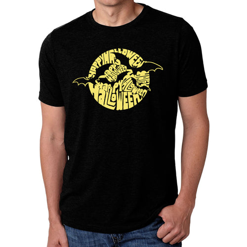 Halloween Bats  - Men's Premium Blend Word Art T-Shirt