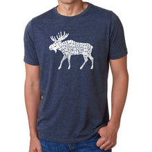 Load image into Gallery viewer, Moose  - Men&#39;s Premium Blend Word Art T-Shirt