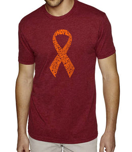 Ms Ribbon - Men's Premium Blend Word Art T-Shirt