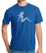 Load image into Gallery viewer, MUDFLAP GIRL - Men&#39;s Premium Blend Word Art T-Shirt