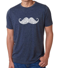 Load image into Gallery viewer, WAYS TO STYLE A MOUSTACHE - Men&#39;s Premium Blend Word Art T-Shirt