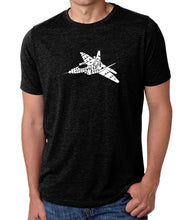 Load image into Gallery viewer, FIGHTER JET NEED FOR SPEED - Men&#39;s Premium Blend Word Art T-Shirt