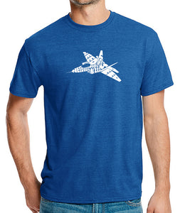 FIGHTER JET NEED FOR SPEED - Men's Premium Blend Word Art T-Shirt