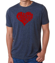 Load image into Gallery viewer, All You Need Is Love - Men&#39;s Premium Blend Word Art T-Shirt