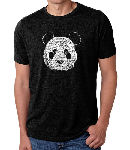Panda - Men's Premium Blend Word Art T-Shirt