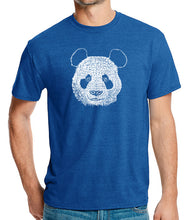 Load image into Gallery viewer, Panda - Men&#39;s Premium Blend Word Art T-Shirt
