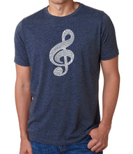 Load image into Gallery viewer, Music Note - Men&#39;s Premium Blend Word Art T-Shirt
