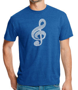 Music Note - Men's Premium Blend Word Art T-Shirt
