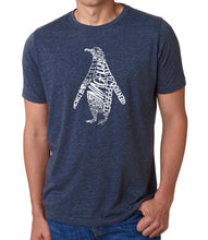 Load image into Gallery viewer, Penguin - Men&#39;s Premium Blend Word Art T-Shirt