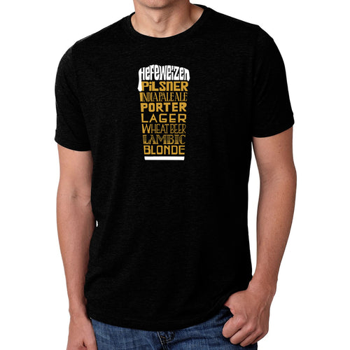 Styles of Beer  - Men's Premium Blend Word Art T-Shirt