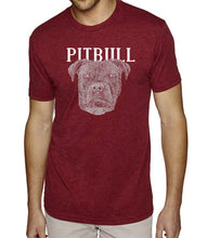 Load image into Gallery viewer, Pitbull Face - Men&#39;s Premium Blend Word Art T-Shirt