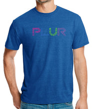 Load image into Gallery viewer, PLUR - Men&#39;s Premium Blend Word Art T-Shirt