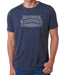 The US Ranger Creed - Men's Premium Blend Word Art T-Shirt