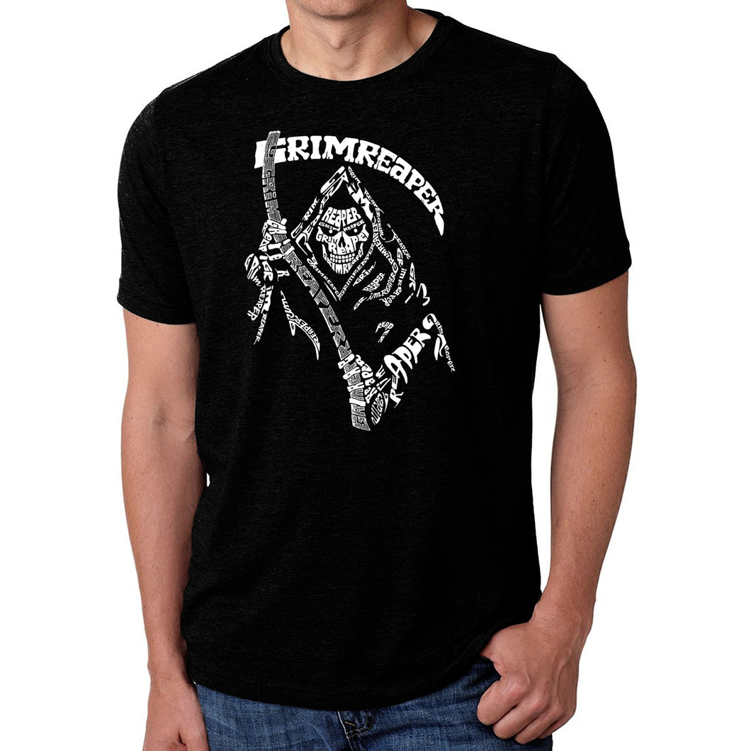 Grim Reaper  - Men's Premium Blend Word Art T-Shirt