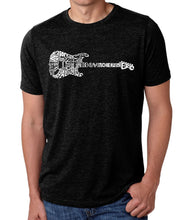 Load image into Gallery viewer, Rock Guitar - Men&#39;s Premium Blend Word Art T-Shirt