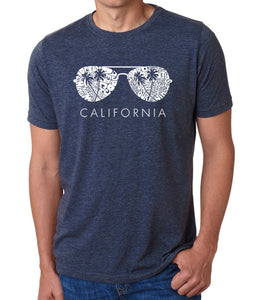 California Shades - Men's Premium Blend Word Art T-Shirt