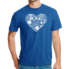 Load image into Gallery viewer, Sea Shells - Men&#39;s Premium Blend Word Art T-Shirt