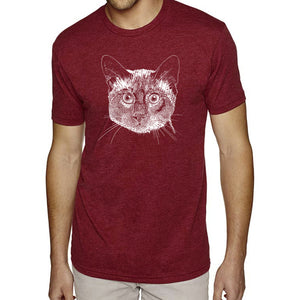 Siamese Cat  - Men's Premium Blend Word Art T-Shirt