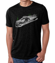 Load image into Gallery viewer, Ski - Men&#39;s Premium Blend Word Art T-Shirt