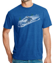 Load image into Gallery viewer, Ski - Men&#39;s Premium Blend Word Art T-Shirt