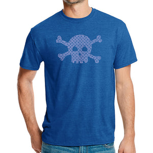 XOXO Skull  - Men's Premium Blend Word Art T-Shirt