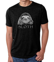 Load image into Gallery viewer, Sloth - Men&#39;s Premium Blend Word Art T-Shirt