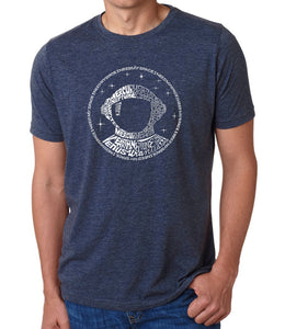 I Need My Space Astronaut - Men's Premium Blend Word Art T-Shirt