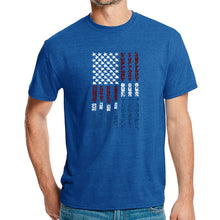 Load image into Gallery viewer, Support our Troops  - Men&#39;s Premium Blend Word Art T-Shirt