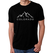 Load image into Gallery viewer, Colorado Ski Towns  - Men&#39;s Premium Blend Word Art T-Shirt