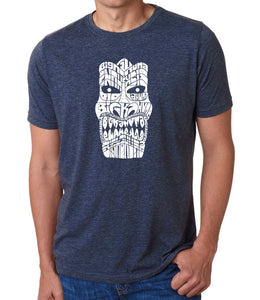 TIKI BIG KAHUNA - Men's Premium Blend Word Art T-Shirt