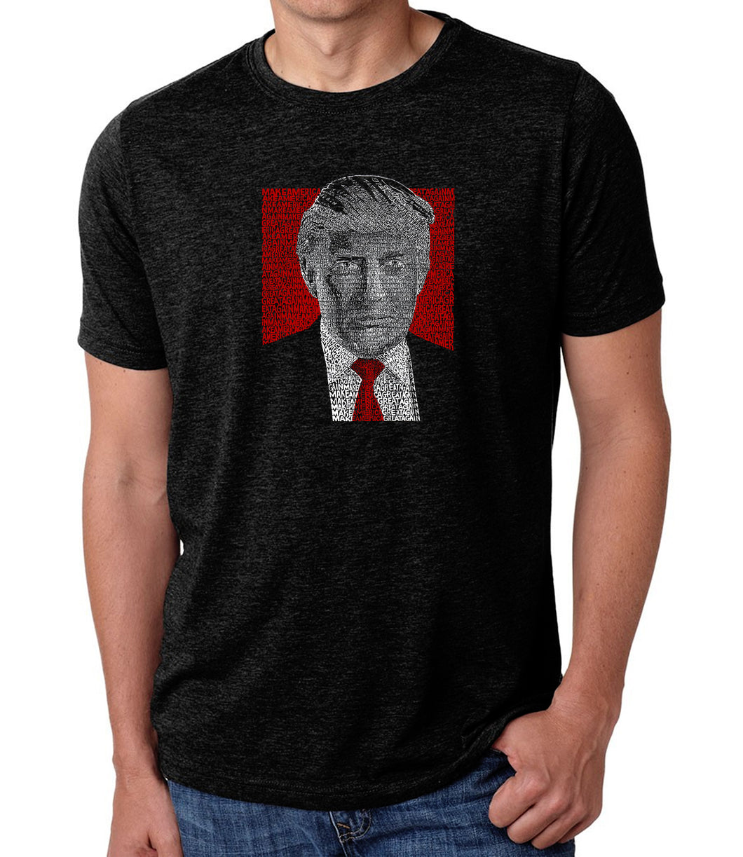 TRUMP Make America Great Again - Men's Premium Blend Word Art T-Shirt