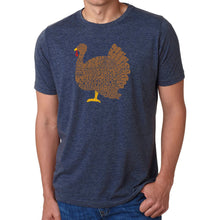 Load image into Gallery viewer, Thanksgiving - Men&#39;s Premium Blend Word Art T-Shirt