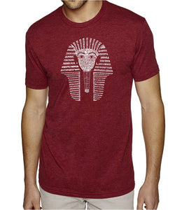 KING TUT - Men's Premium Blend Word Art T-Shirt