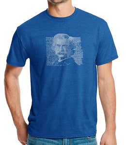 Mark Twain - Men's Premium Blend Word Art T-Shirt