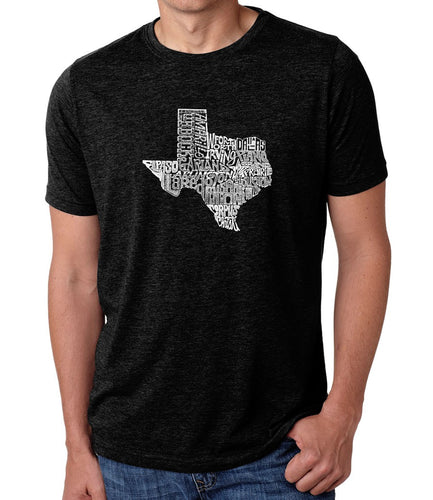 The Great State of Texas - Men's Premium Blend Word Art T-Shirt