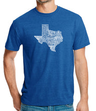 Load image into Gallery viewer, The Great State of Texas - Men&#39;s Premium Blend Word Art T-Shirt