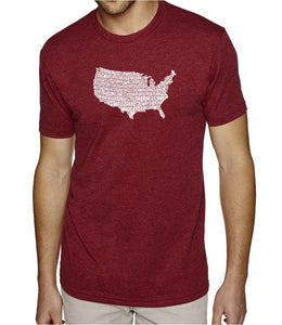 THE STAR SPANGLED BANNER - Men's Premium Blend Word Art T-Shirt