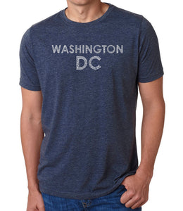 WASHINGTON DC NEIGHBORHOODS - Men's Premium Blend Word Art T-Shirt