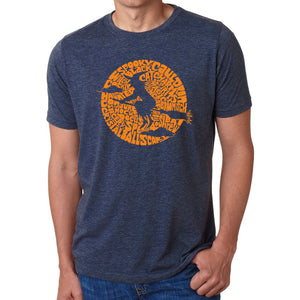 Spooky Witch  - Men's Premium Blend Word Art T-Shirt